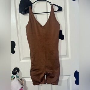 PINK Victoria's Secret Brown Bodysuit